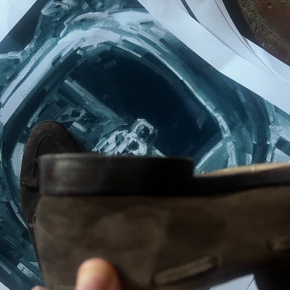 Crockett & Jones Brown Suede Tassel Loafers 9.5D - Picture 9 of 12